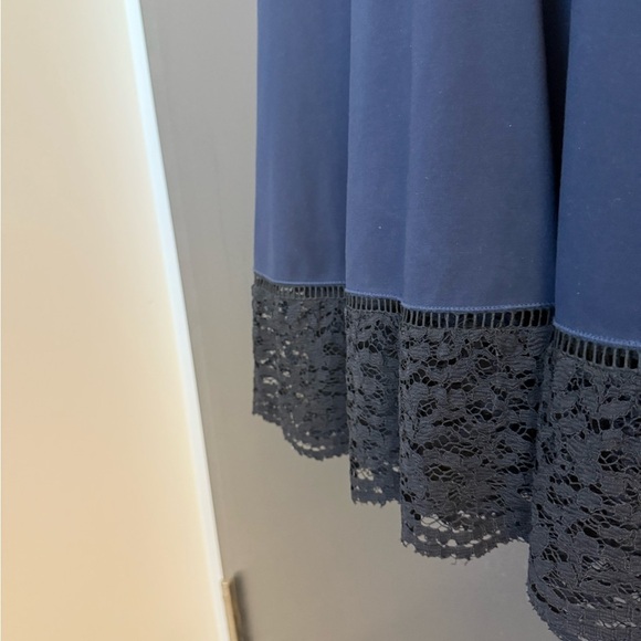 Rebecca Taylor size 0 lace EUC Blue A-line Cocktail Dress - Picture 4 of 15
